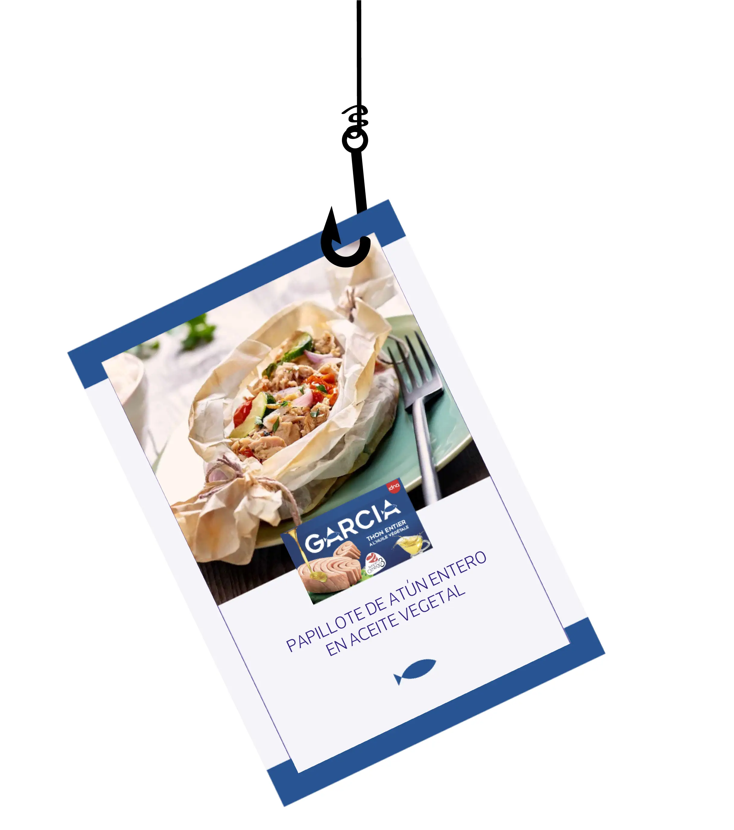  PAPILLOTE DE ATÚN ENTERO EN ACEITE VEGETAL